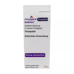 Мунджаро 5 мг / доза 12 доз :: Тирзепатид Mounjaro KwikPen 3шт фото